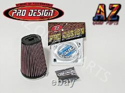 Pro Design Pro Flow K&N KN Air Filter Intake Box Kit Yamaha Banshee YFZ 350 87+