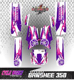 RETRO Special edition YAMAHA BANSHEE 350 SEMI CUSTOM GRAPHICS KIT