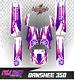 Retro Special Edition Yamaha Banshee 350 Semi Custom Graphics Kit