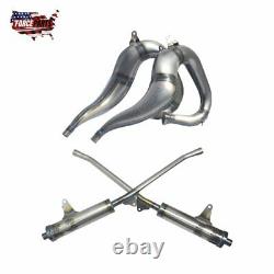 Racing Exhaust For Yamaha Banshee 350 Rat Style Force Parts Racing