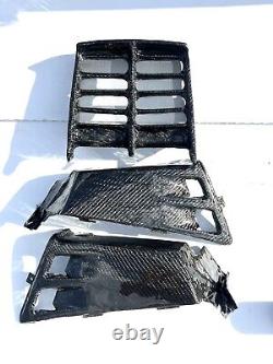 Radiator Grill Gas Tank Side Covers For 87-2006 Yamaha Banshee Real Carbon Fiber