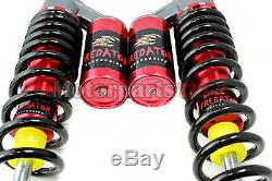 Red Gas Air Front Shocks Absorbers Set For Yamaha Banshee Yfz350 Atv Suspension