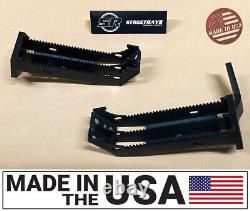 SR Yamaha Banshee 87-06 Extended Wider Foot Pegs Footpegs Set with kick-up