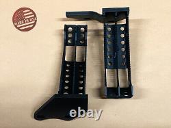 SR Yamaha Banshee Extended Wider Widened Foot Pegs with kick up (Made in USA)