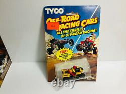 TYCO YAMAHA BANSHEE Off Road Racin' Car Yel/Red #7 NEW on card for AFX Aurora HO