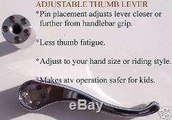 Thumb Throttle Yamaha Banshee Chariot Complete Chrome up to 49 mm carb