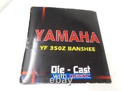 Vintage New Ray Yamaha Banshee Twin YF350Z Pirelli Tires 112 Quad Bike Red 1995