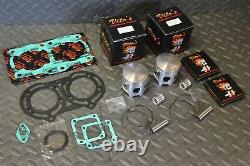 Vito's POWER PRO Banshee FORGED pistons + gasket kit 6hp over OEM 65.50