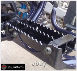 YAMAHA BANSHEE Triple-Row 3? Foot Pegs (Allow use of OEM heel guards and nerfs!)