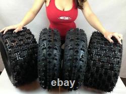 YAMAHA YFZ 350 BANSHEE Quadboss ATV TIRES (SET 4) 21X7-10, 20X10-9