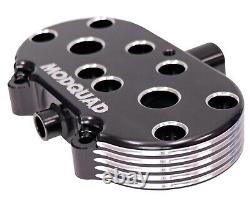 Yamaha 350 Banshee Engine Black Aluminum Cool Head Shell, No Domes, 1987-2012