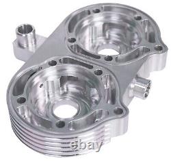 Yamaha 350 Banshee Engine Black Aluminum Cool Head Shell, No Domes, 1987-2012