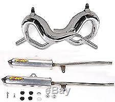 Yamaha 350 Banshee Fmf Complete Fatty Exhaust Pipe With Silencers