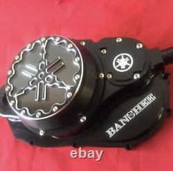 Yamaha Banshee350 Atv Cool Clutch Lock Up Cover Lexan Lens Engraved With Banshee