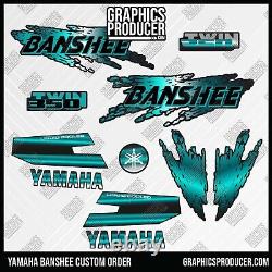 Yamaha Banshee 1995 1996 1997 Graphics Decals Stickers Custom CHROMY VINYL NEW