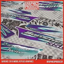 Yamaha Banshee 2010 Purple Graphics Decals Stickers Custom Orders Contact Us