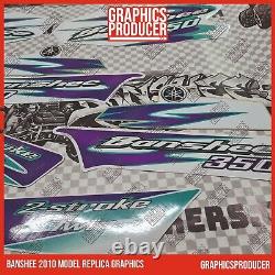 Yamaha Banshee 2010 Purple Graphics Decals Stickers Custom Orders Contact Us