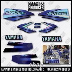 Yamaha Banshee 350 1998 Holographic Replic Decals Stickers New Kit NEW