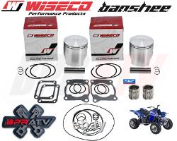Yamaha Banshee 350 65mm Wiseco Pistons SKF Bearings Cool Head O-Ring Gasket Kit
