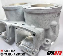 Yamaha Banshee 350 Athena 421 68mm Big Bore Triple Exhaust Ported Cylinders Pair