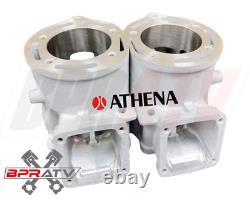 Yamaha Banshee 350 Athena 421 68mm Big Bore Triple Exhaust Ported Cylinders Pair