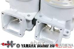Yamaha Banshee 350 Athena 421 68mm Big Bore Triple Exhaust Ported Cylinders Pair