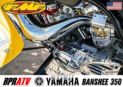 Yamaha Banshee 350 FMF Full Exhaust Fatty Pipes PowerCore 2 II Silencers Set Kit