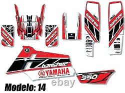 Yamaha Banshee 350 Full Graphics Kit Stickers Decals atv High Gloss Laminated