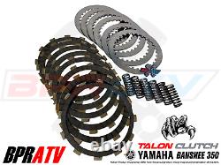 Yamaha Banshee 350 WISECO CNC Black Billet Clutch Basket Gasket & BPR Clutch Kit