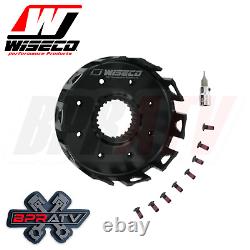 Yamaha Banshee 350 WISECO CNC Black Billet Clutch Basket Gasket & BPR Clutch Kit