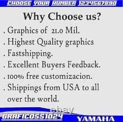 Yamaha Banshee 350 full graphics kit stickers decals atv