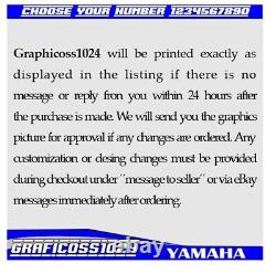 Yamaha Banshee 350 full graphics kit stickers decals atv