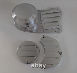 Yamaha Banshee 3 Piece Stator Cover + Side Cover Set / Ball MILL