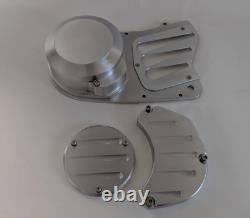 Yamaha Banshee 3 Piece Stator Cover + Side Cover Set / Ball MILL