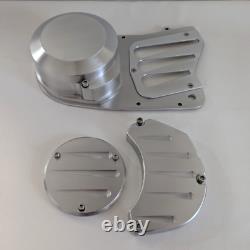 Yamaha Banshee 3 Piece Stator Cover + Side Cover Set / Ball MILL