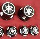 Yamaha Banshee Atv Billet Stock Front And Rear Wheel Caps And Frame Caps