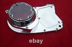 Yamaha Banshee Atv billet Stator Cover Lexan Lens polished made in USA plain