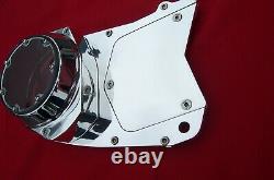 Yamaha Banshee Atv billet Stator Cover Lexan Lens polished made in USA plain