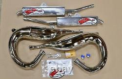 Yamaha Banshee CHROME SLP pipes silencer 1987-2006 incredible mid range +10-20HP