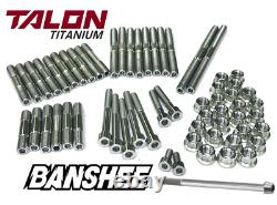 Yamaha Banshee Case Studs Bolts TITANIUM Top Bottom End Stud Bolt Nut Kit Set