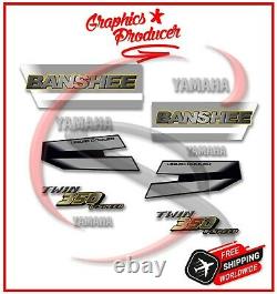 Yamaha Banshee Decals 2001 Model Graphics Full Set Custom Design Premium Vinyl