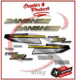 Yamaha Banshee Decals Stickers Reproduction Full Set Custom Design 2002 Model