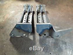 Yamaha Banshee Extended Wider widened Foot Pegs with kick up. Full set