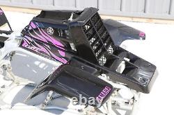 Yamaha Banshee Fenders + Gas Tank Plastic + Grill + Graphics Black Pink