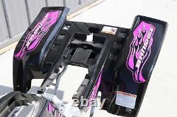 Yamaha Banshee Fenders + Gas Tank Plastic + Grill + Graphics Black Pink