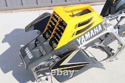 Yamaha Banshee Fenders + Gas Tank Plastic + Grill + Graphics Gray & Yellow 1998