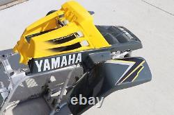 Yamaha Banshee Fenders + Gas Tank Plastic + Grill + Graphics Gray & Yellow 1998