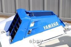 Yamaha Banshee Fenders + Gas Tank Plastic Grill Graphics White Light Blue 1988
