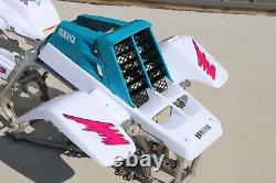 Yamaha Banshee Fenders + Gas Tank Plastic + Grill + Graphics White + Teal 1992