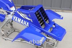 Yamaha Banshee Fenders + Gas Tank Plastic + Rad Cover Grill + Graphics Blue 2002